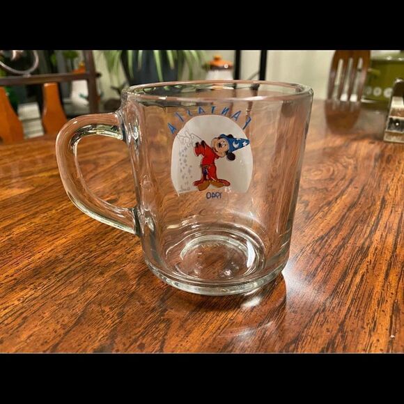 Anchor Hocking Disney 1940 Fantasia Mickey Mouse Commemorative Mug Cup U.S.A. - Picture 2 of 7